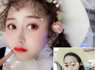 术前山根和鼻头都比较低 两眼间距看起来比较宽