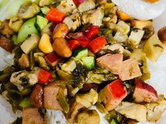 肉丁杂菜汤饭-佰搭果·广式茶餐厅(石牌东路店)