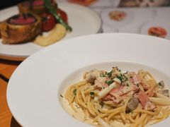 奶油蘑菇培根笔尖面-JANS意式简餐厅·惠灵顿牛排