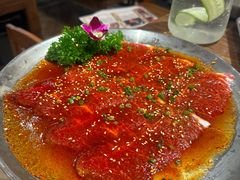 -明洞阿姨·韩式酱蟹烤肉·创意料理(三元桥店)