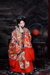 -后宫·古装汉服京剧儿童亲子全家福摄影