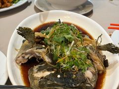 清蒸石斑-真浪花园海鲜餐馆