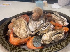 老灶蒸汽海鲜锅-巧克力渔家.小船海鲜胶东菜(万平口店)