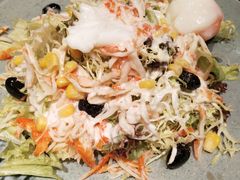 温泉蛋蟹肉色拉-炙柒Sekinana·精致料理 烧鸟·铁板烧(海上世界店)