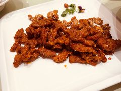 琥珀牛肉-将相和·海鲜蒸饺大连菜