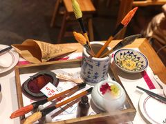 五彩毛笔酥-长安大牌档之西安博物院文化餐厅(中贸店)