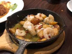 虾仁焗橄榄油-BomBa意大利餐厅