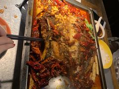-探鱼·鲜青椒爽麻烤鱼(西南商都店)