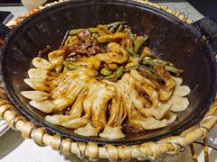 排骨豆角卷子-华盛园卷子王农家菜水库鱼