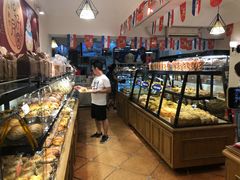 面包甜点陈列柜-丁香西饼屋(桂林路店)