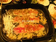 烤出来的大片肥牛-千纸鹤嫩汁烤肉(西大直街店)