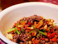 菜籽油炒衡东黄牛肉-老湘村·湖南土菜(天河维多利店)