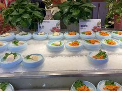 自助取餐区-亚马逊蒸汽活海鲜自助(LCM置汇旭辉广场店)