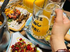 -街角等你.大连海鲜烧烤.经典铁板海鲜串(西安路店)