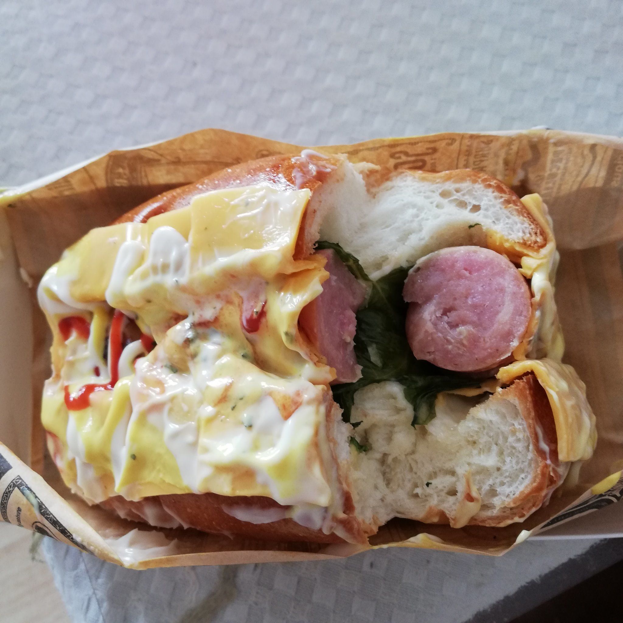 超级好吃的热狗[寿司]