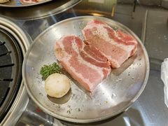 原味厚猪五花-安又胖韩国烤肉