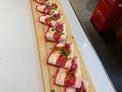 精选调味牛前胸-千寻山野烤肉(中关村店)
