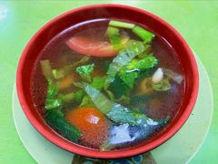 鲜茄鸡丝汤-胜利茶餐室