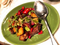 黑金蒜辣子牛肉眼-无锡苏宁银河国际酒店-悦府65中餐厅