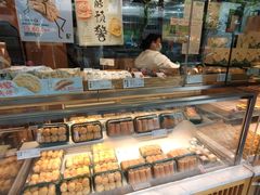 面包甜点陈列柜-泸溪河桃酥(长乐路店)