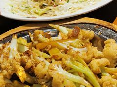 有机大盘花菜-庭苑饭香·生态餐厅(动物园店)