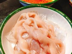 招牌生扣鲜鸭肠-王婆乔鲜鱼自助火锅(蜀汉路店)