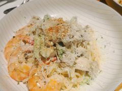 芝士蘑菇鲜虾意大利面-BE BRIGHT KITCHEN(正佳广场店)