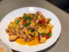 鸡胗鸡肠炒鸡蛋-日上三甘(三里屯店)