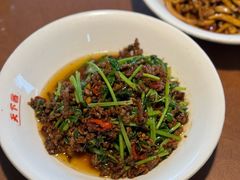 香菜炒牛肉丝-天下客饭店(中山路店)