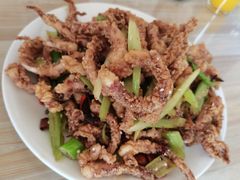 干煸鱿鱼须-鑫来子菜馆