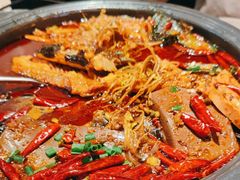 毛血旺烤鱼-探鱼·鲜青椒爽麻烤鱼(银泰城店)