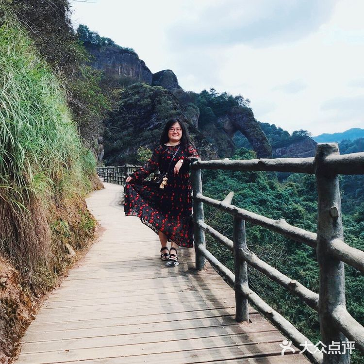 令我惊喜的是第一次看到开在悬崖边上的野百合