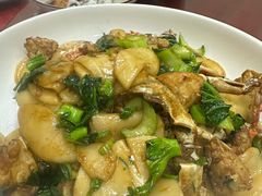 白蟹炒年糕-红灯笼龙凤饭店(宁波老字号店)