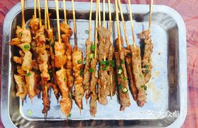 Grilled Pork Belly and Beef Tripe