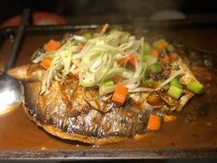 酱香烤鱼-探鱼·鲜青椒爽麻烤鱼(东城万达广场店)