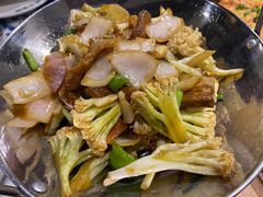 香锅开心花菜-小菜园新徽菜(江阴万达店)