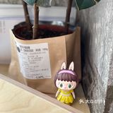 人不多，顺便把Labubu摆拍了一个