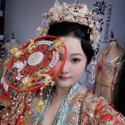 -懿沉香中式嫁衣礼服秀禾服龙凤褂马来褂旗袍总店