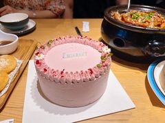 玫瑰雪梨•奶油蛋糕-花甜生活FatimCake·生日蛋糕