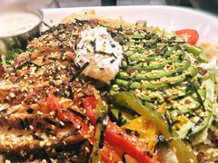 照烧鸡肉配牛油果拉法沙拉-HELLO 27 意面·沙拉·帕尼尼