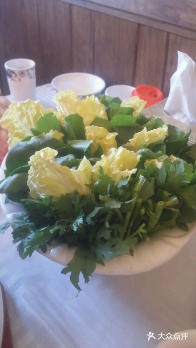 常赢三兄弟·清真涮肉(常营店)蔬菜拼盘图片