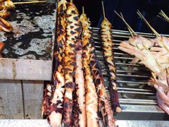 现烤鱿鱼-东门町美食街