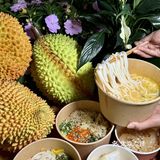 喔  榴莲米线🍜 好滇～