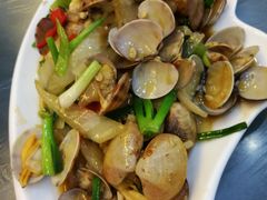 姜葱炒花甲-覃记海鲜美食餐厅