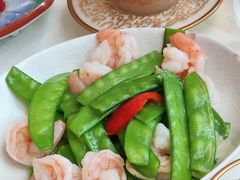 荷兰豆百合炒虾仁-龟兹KUCINA·新疆菜(前滩L+PLAZA店)