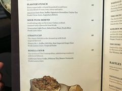 菜单-Long Bar(莱佛士酒店)