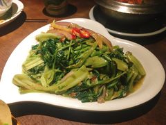 马拉盏炒通菜-大头虾越式风味餐厅(光明广场店)