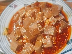 辣子蒜羊血-同州府·辉记水盆羊肉