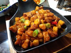 -东来菜馆•手抓海鲜家常菜•海鲜锅贴(鸽子窝店)