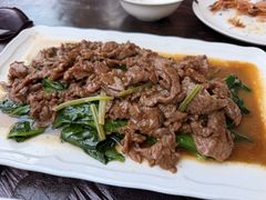 芥兰牛肉-吴祥记潮州菜·百年老字号·砂锅粥